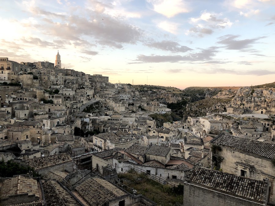 Matera, Italy landscape viewpoint 
