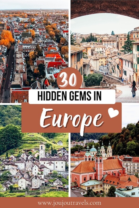 30 hidden gems in europe