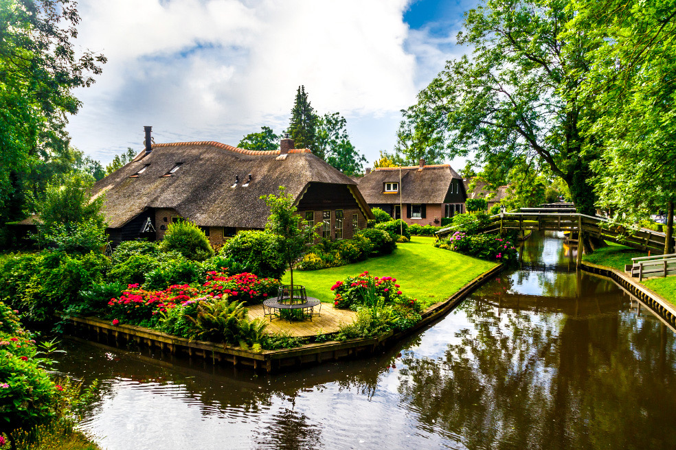 Giethoorn is fairytale village in the Netherlands, a unique destination in Europe