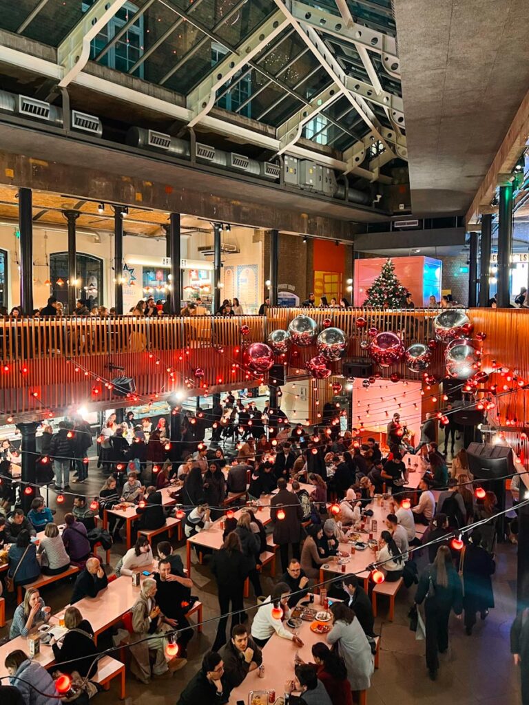 Seven dials food hall in covent garden london best food markets