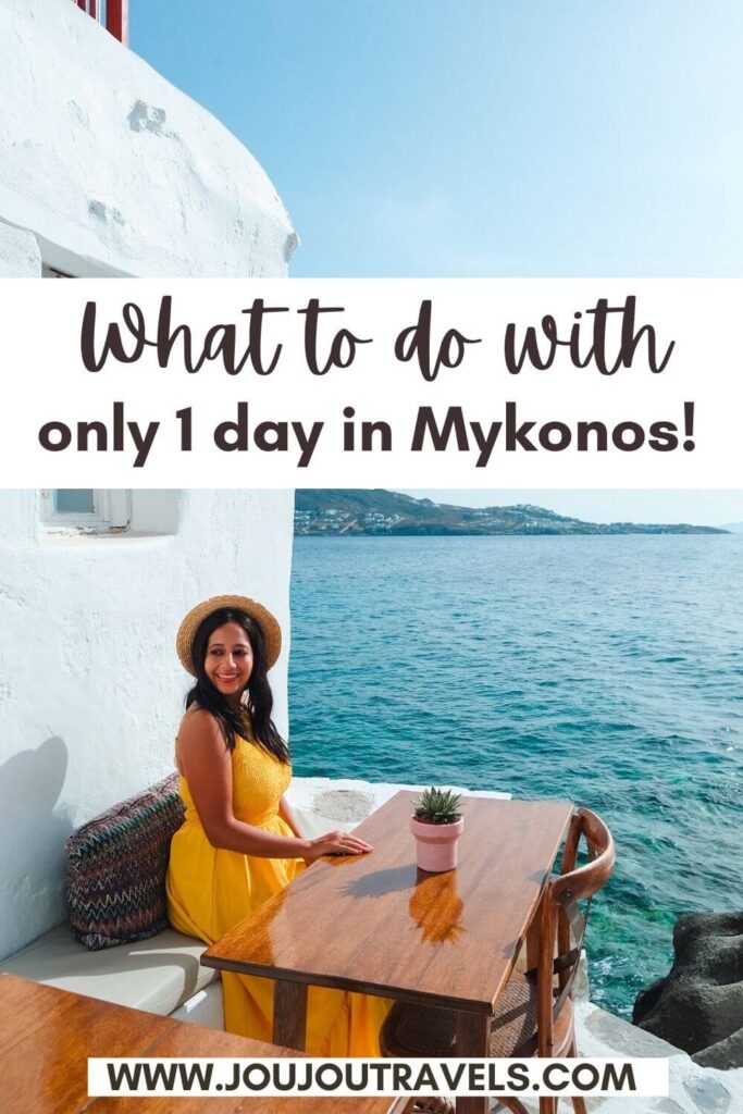 what to do with only one day in mykonos