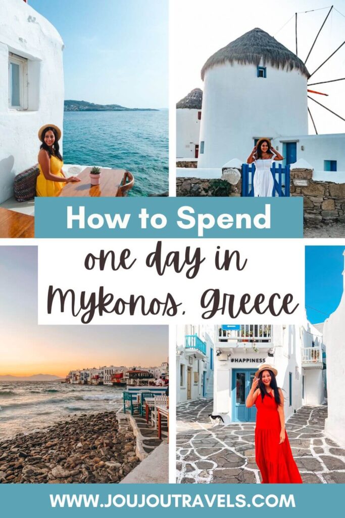 how to spend one day in mykonos greece