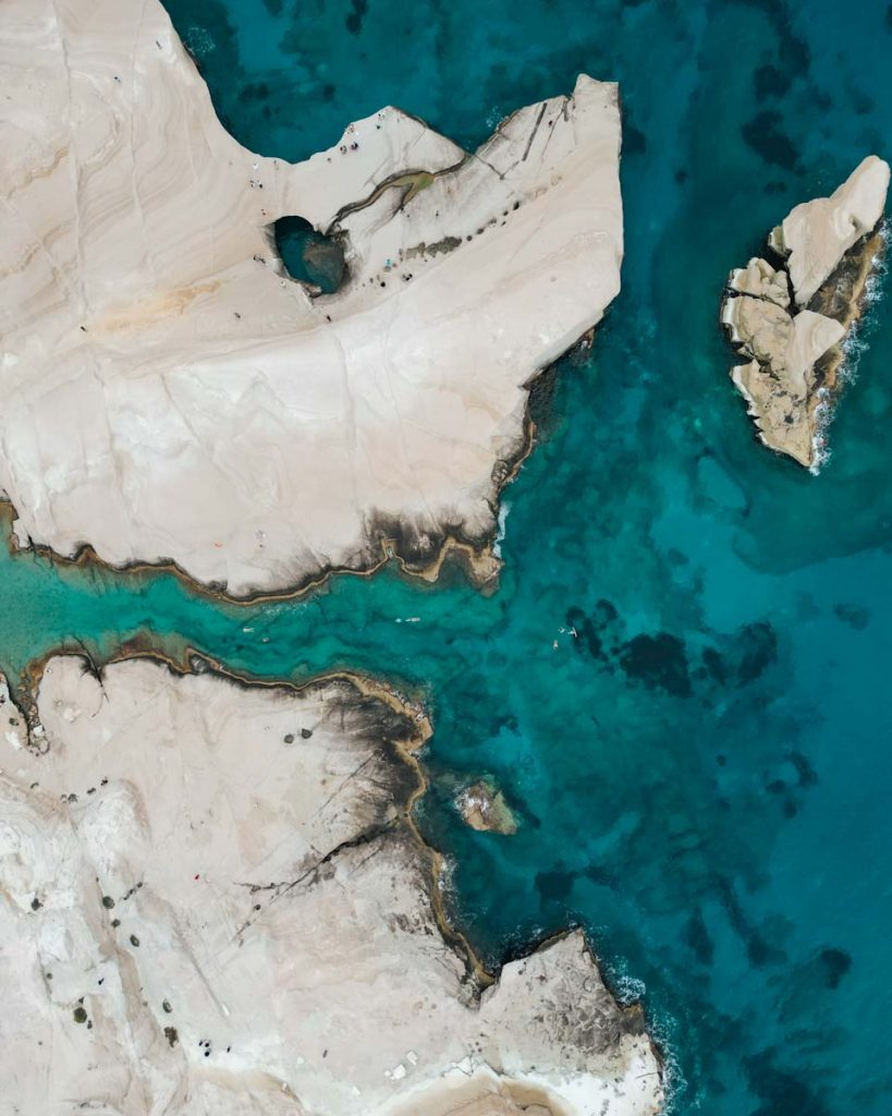 Sarakiniko drone view