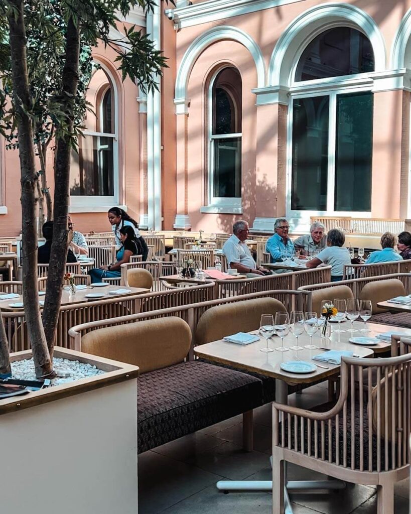 the cafe at the Wallace collection London