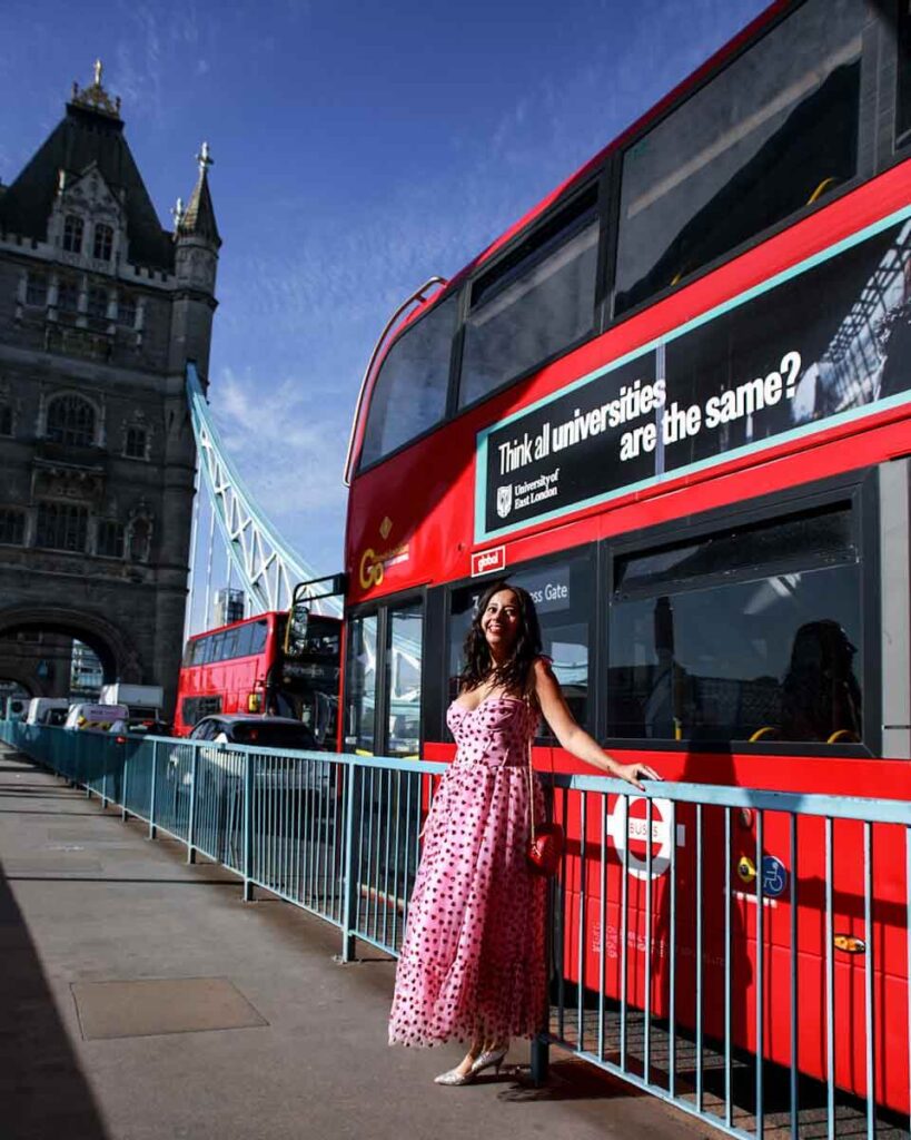tower bridge instagrammable spots in London