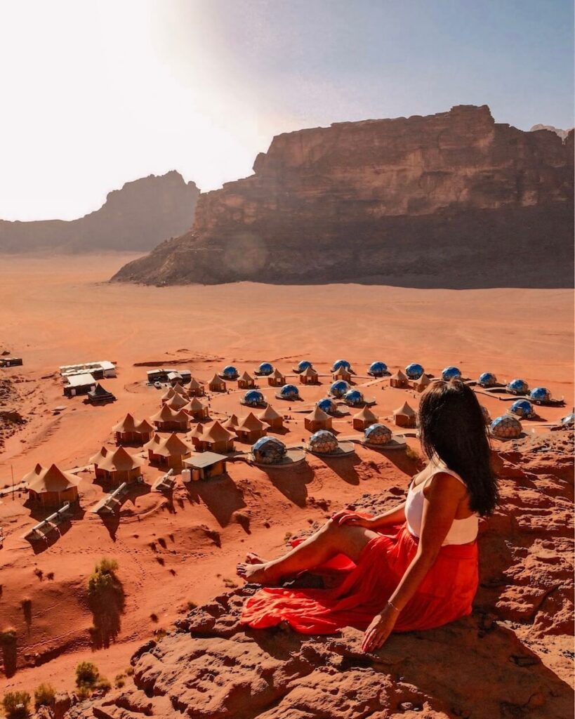 wadi rum jordan aicha camp viewpoint