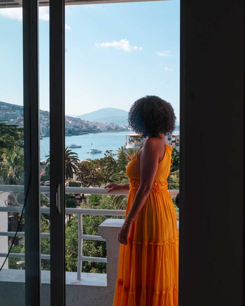 Sarande hotel with a sea view 