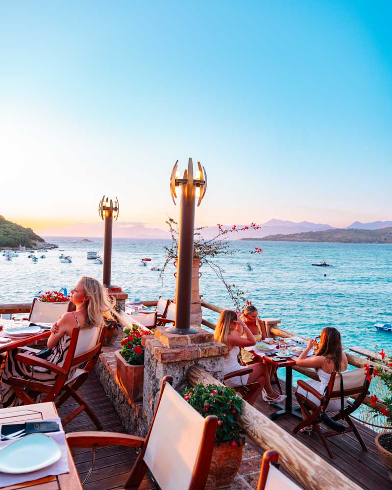 Guvat best sunset restaurant in ksamil