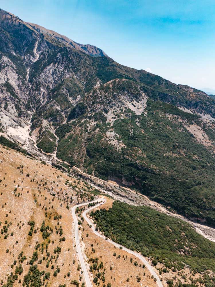 Llogara Pass places in albania to visit