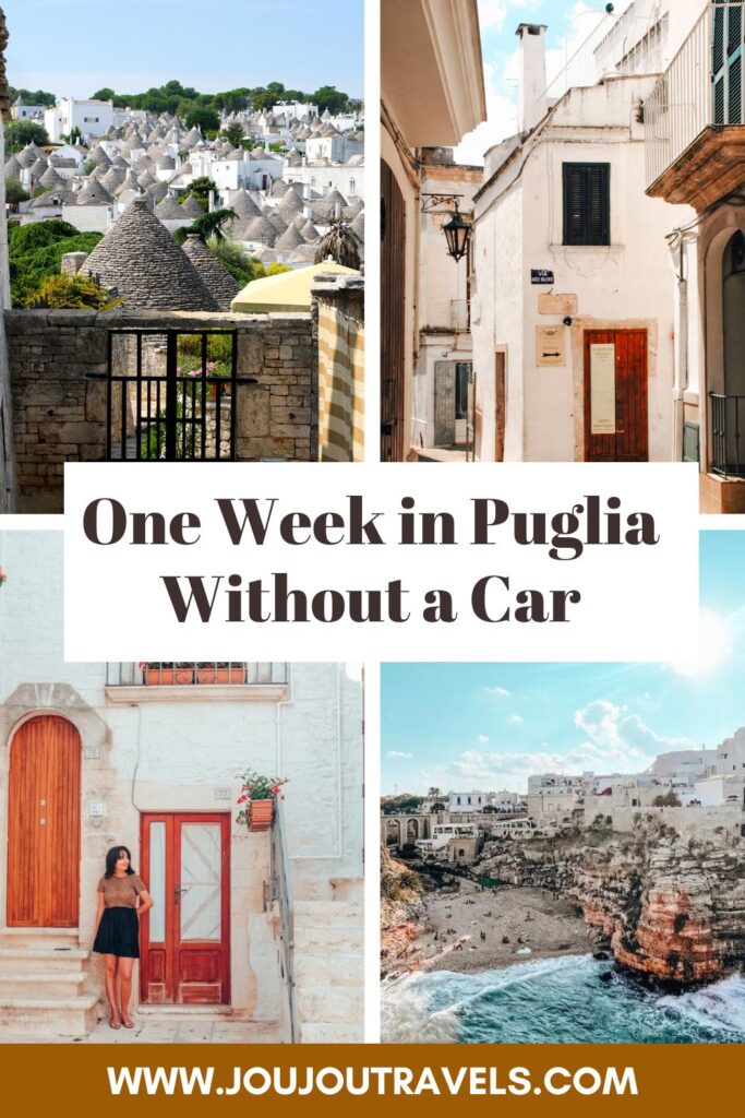 one week in puglia without a car