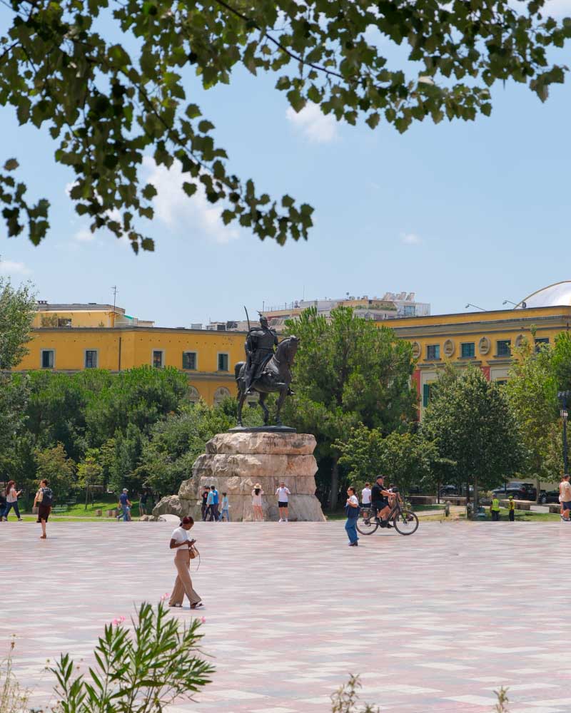 Skanderbeg Square tirana albania