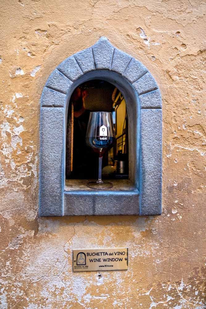 famous wine windows in florence italy