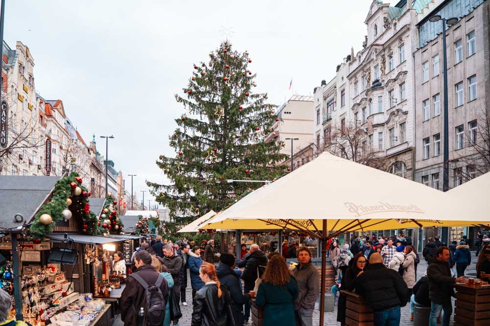 Wenceslas Square christmas market