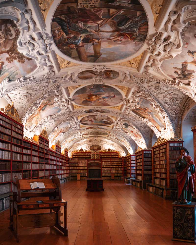 Strahov Monastery Library best things to do in prague at christmas