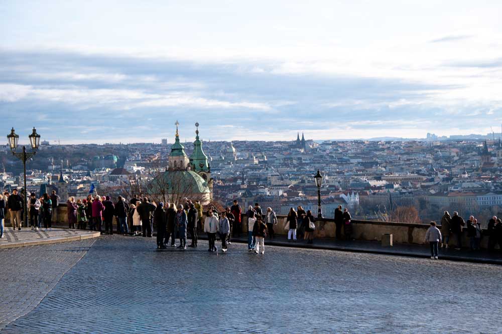 views by prague castle 