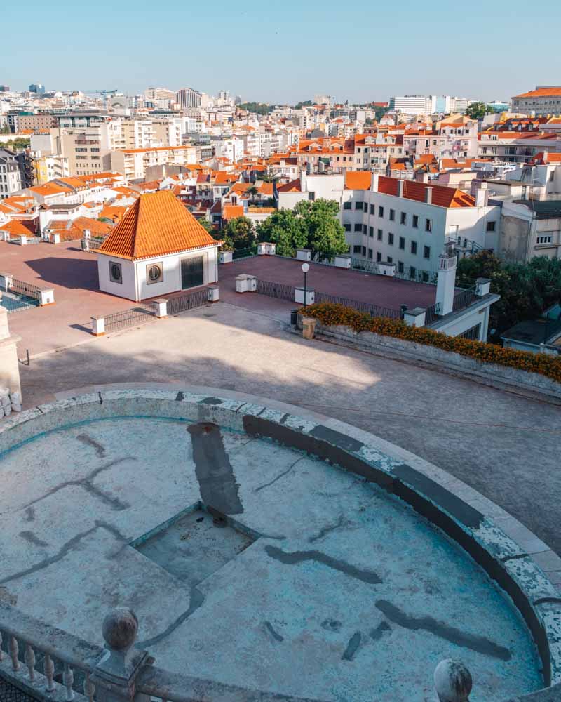 Miradouro do Jardim do Torel empty pool