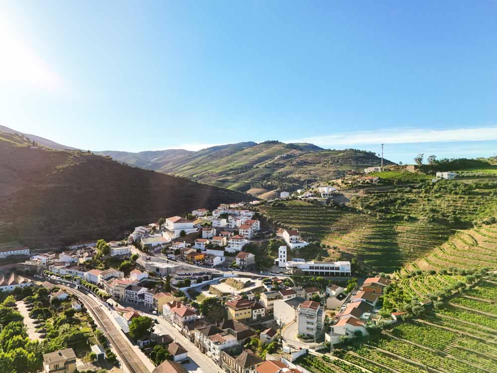 beautiful village of pinhao in the douro valley