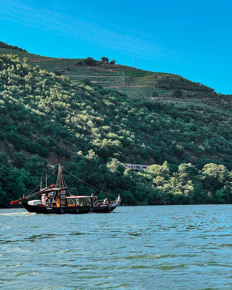 boat tour views in douro valley portugal