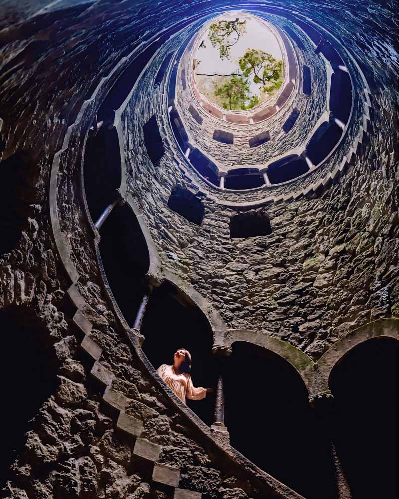 Spiral Inception well Quinta da Regaleira