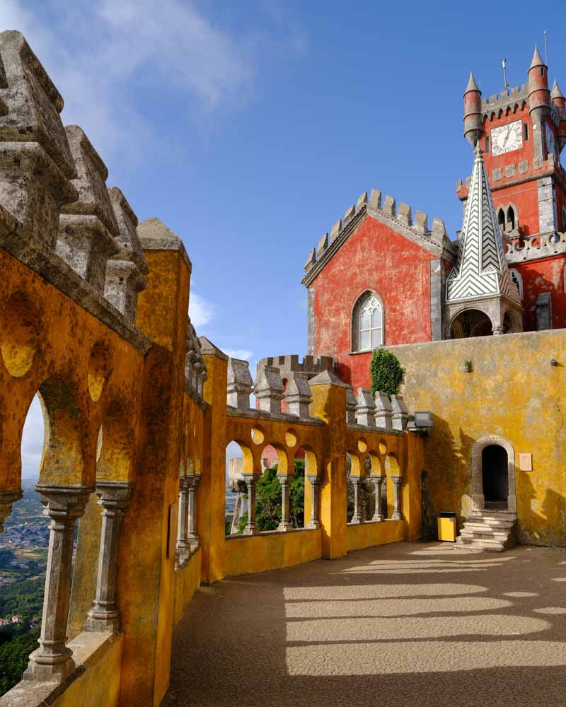 pena palace beautiful castles in Portugal